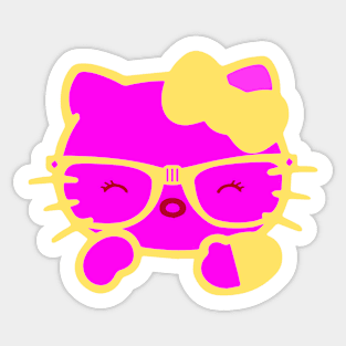 cute kitty cat Sticker